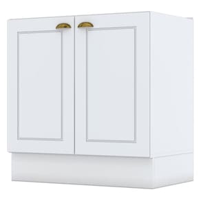 Balcão De Cozinha Nova York 2 Portas 1 Prateleira Branco Hp - Henn