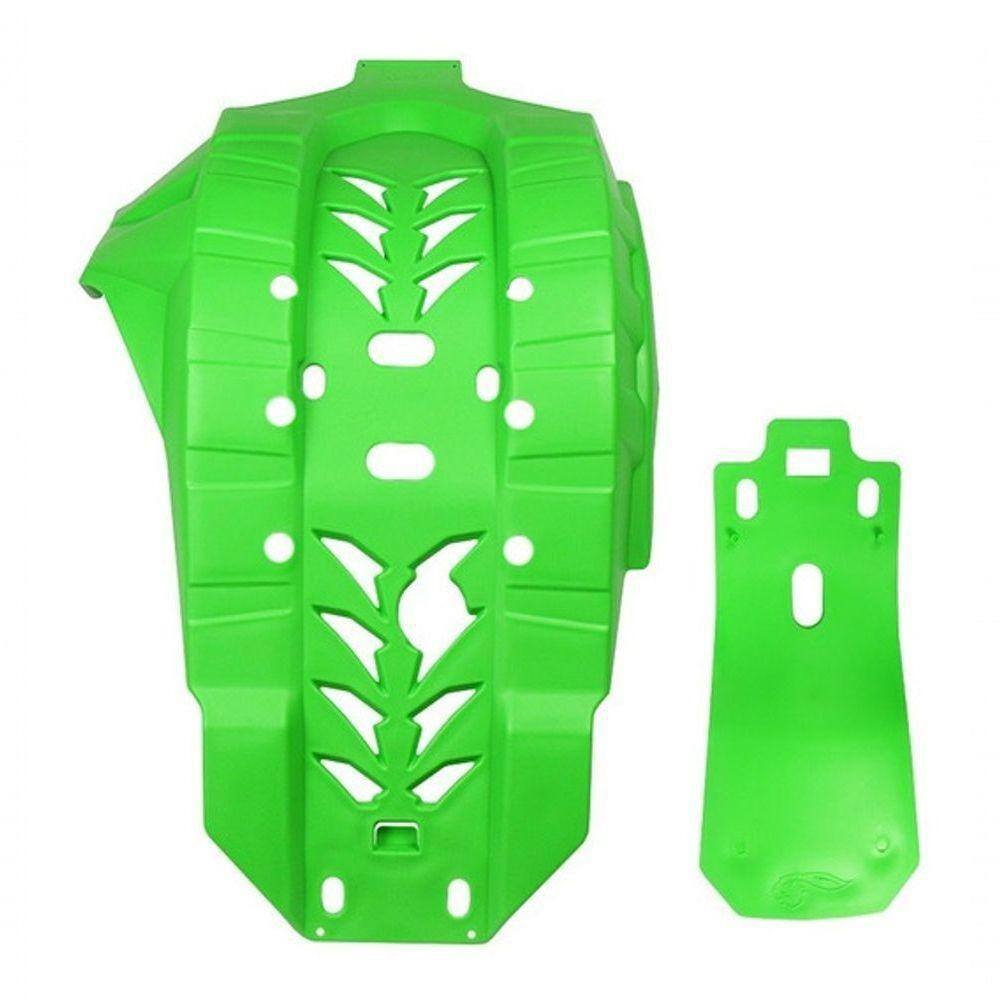 Protetor De Motor Amx Kxf250 01/22 Kxf450 19/22 Cor: Verde