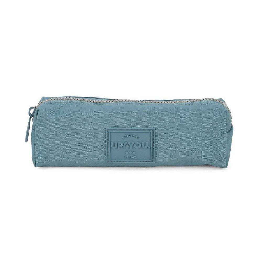 Estojo Escolar Up4You Tecido Crinkle Tactel Azul