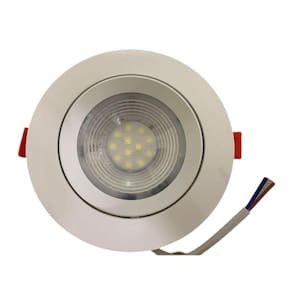 Kit 10 Spot Led Dicróica Embutir Redondo 12W Bco Frio 6000K