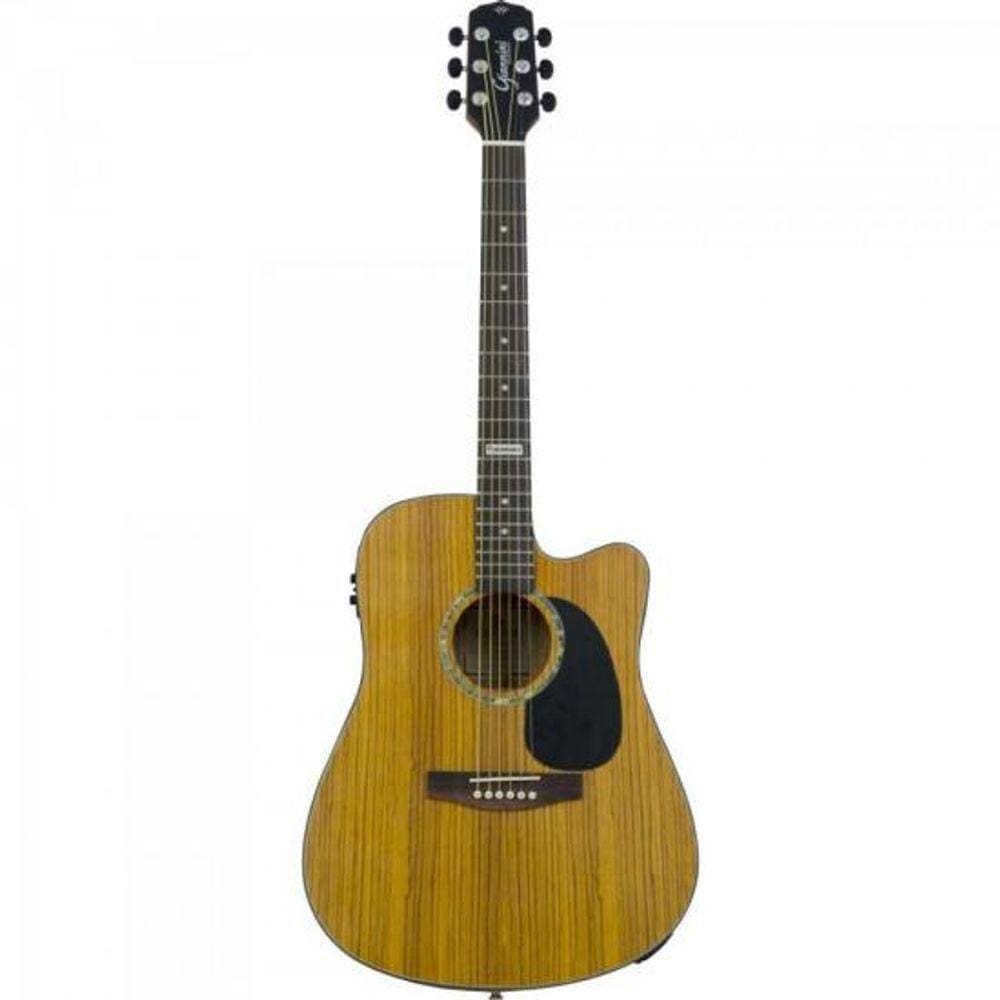 Violão Giannini Eletroacústico Dreadnought Folk Cutaway Aço