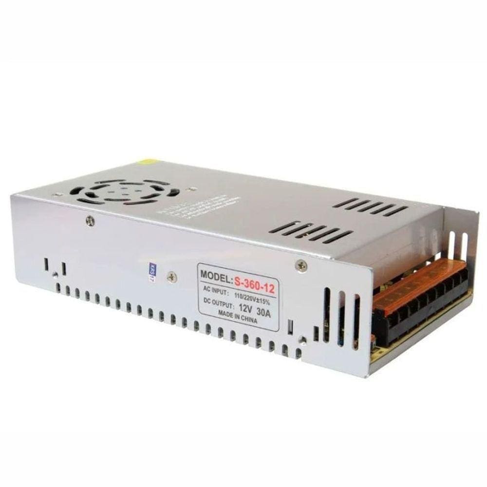 Fonte 12v 30a Bivolt P Cftv Colmeia