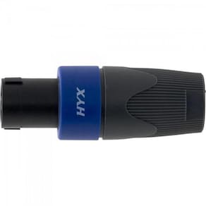 Conector Speakon Macho 4 Pólos Hp005 Hyx - Pct / 2