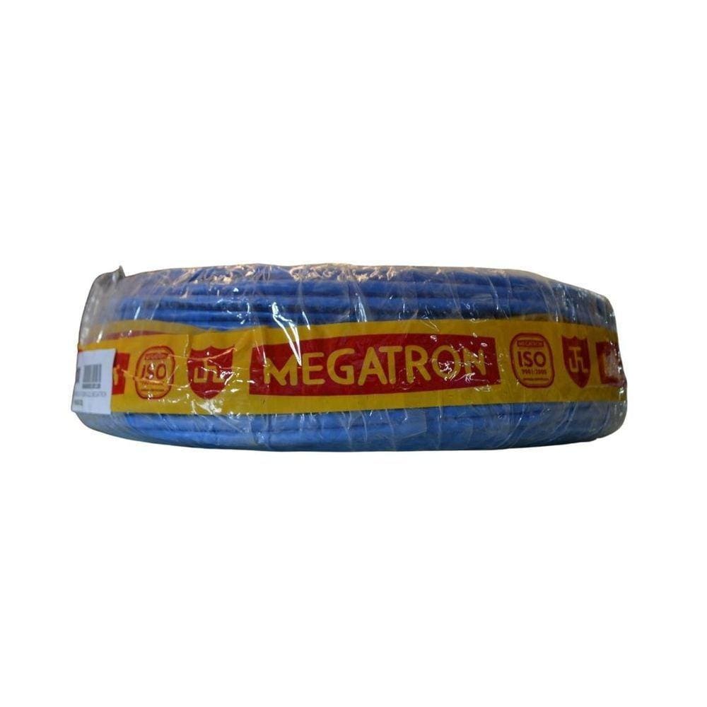 Cabo Lan 4 Pares Cobre Cat 6 100M Azul Megatron