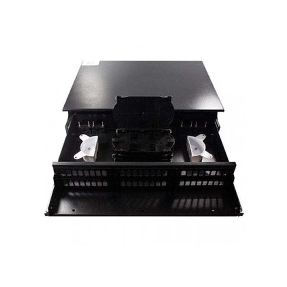 Caixa Dio Evus 19&quot; 48fo P/ Rack Preto