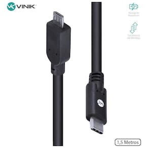 Cabo Usb Tipo C X Micro Usb B Macho 2.0 1,5 Metros - C20Mua