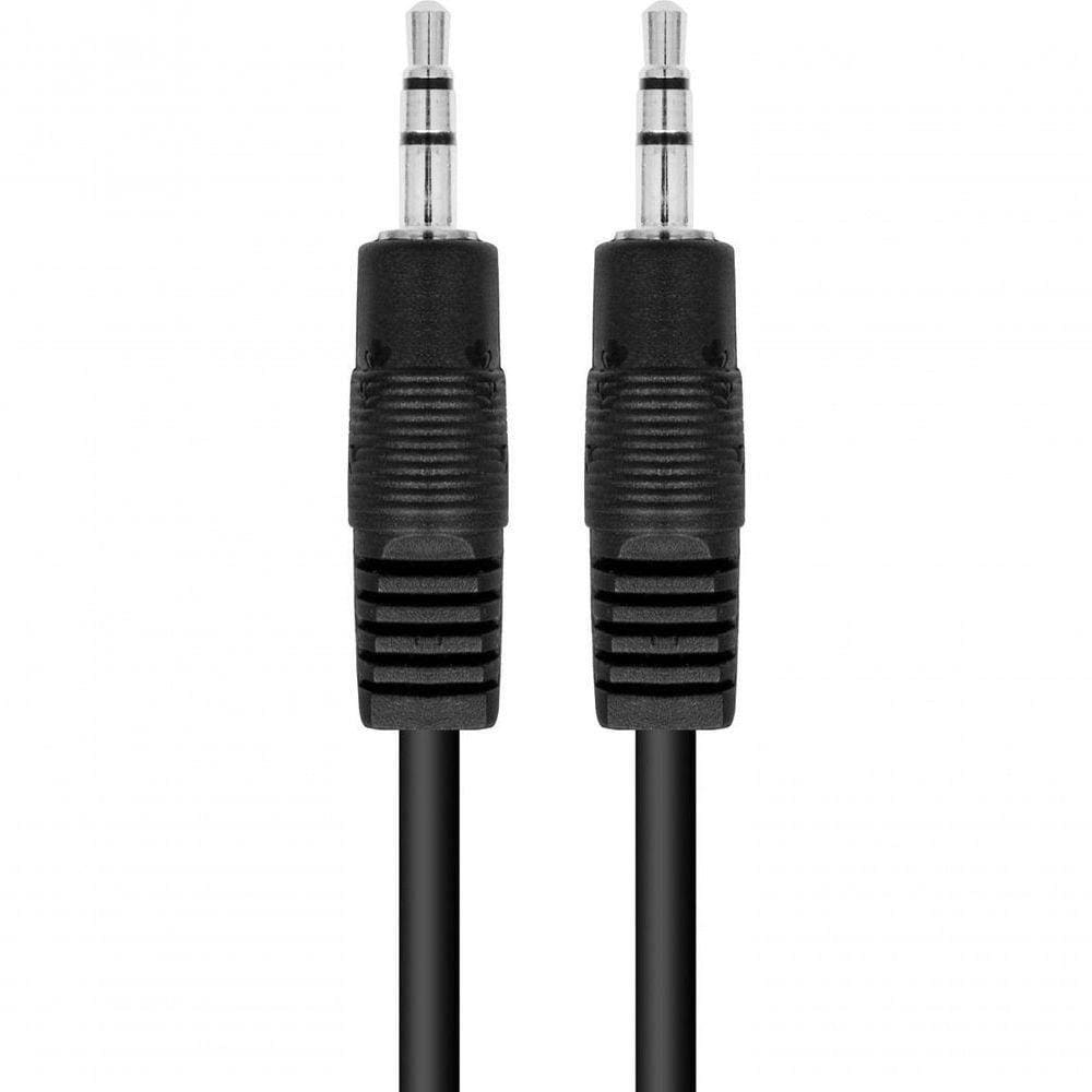 Cabo De Áudio P2 X P2 (3.5 Stereo) 1.5 Metros 35S-15 - Pc /