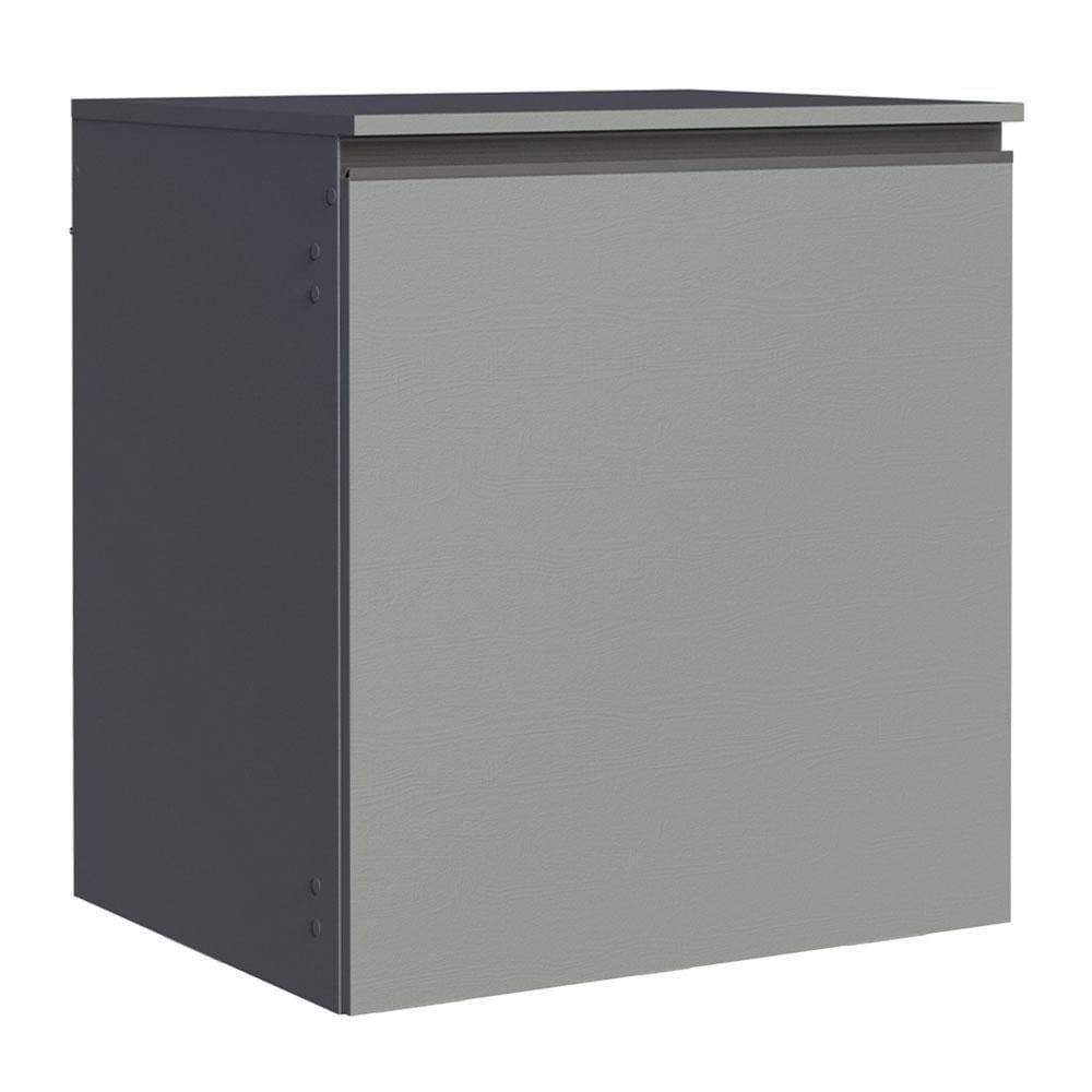 Balcão 60 Cm 1 Porta Suspenso Cinza Nice Madesa Cinza
