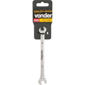 Chave Fixa 20X22Mm Cromo Vanádio Cromada Cartela - Vonder