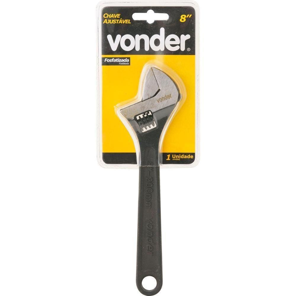 Chave Inglesa Ajustável 15" Aço Carbono Fosfatizada - Vonder