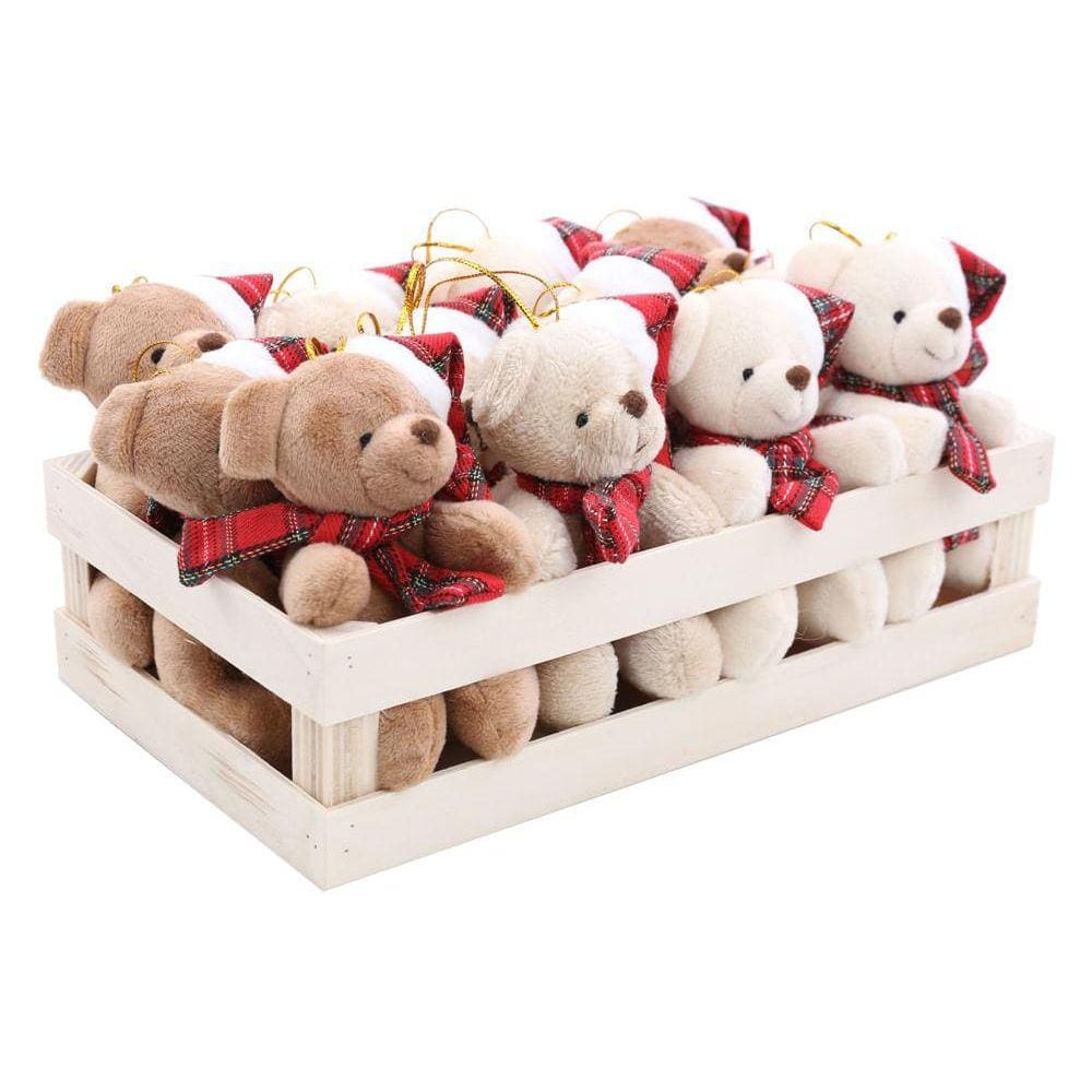Enfeite P/pendurar Urso Sortd Xadr Colr 1un 11x7x6cm 1114170