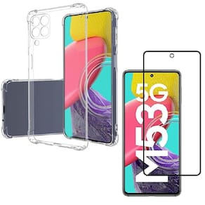 Capa Capinha + Película De Vidro 3D Samsung M53