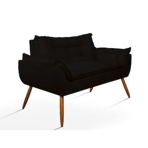 Poltrona Luxo Namoradeira Opala Sala Quarto preto