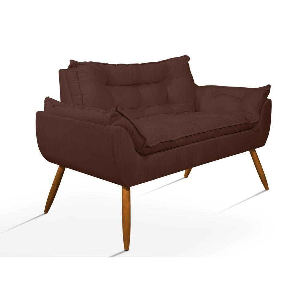 Poltrona Luxo Namoradeira Opala Sala Quarto marrom