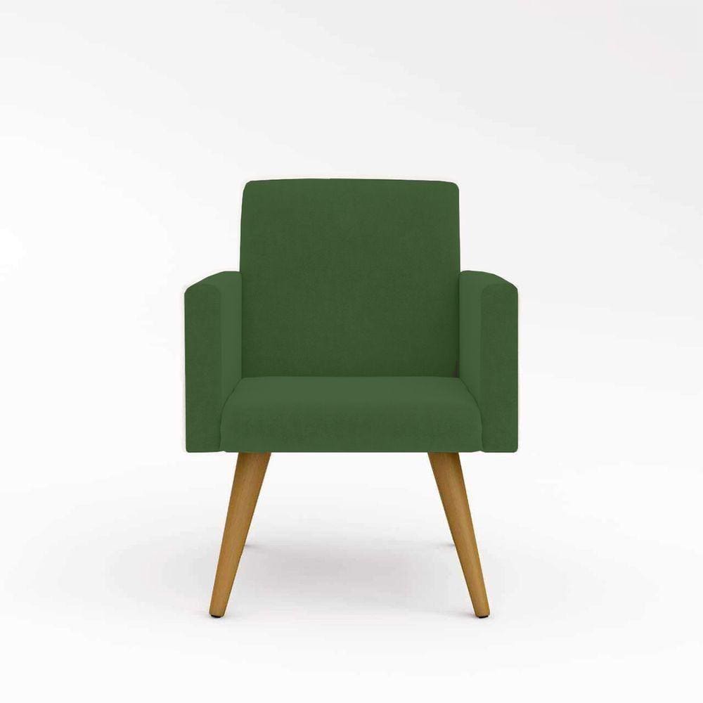 Cadeira Recepção Poltrona Escritório verde