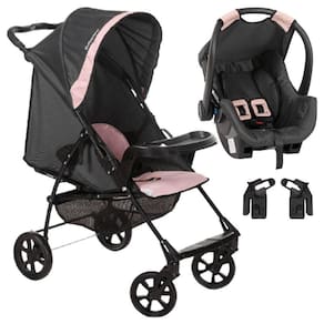 Carrinho Travel System Romano Preto Rosa - Galzerano