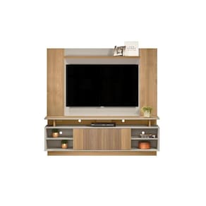 Conjunto Rack Leblon E Painel Aurora off White Casamadre