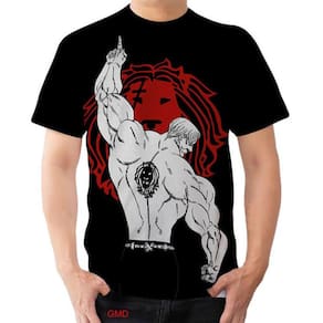 Camiseta Camisa Escanor Anime Nanatsu No Taizai