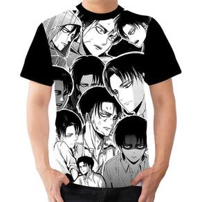 Camiseta Camisa Personalizada Anime Ataque dos Titãs 03