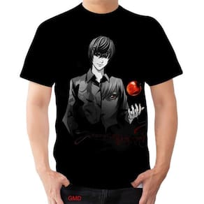 Camiseta Camisa Light Yagami Anime Death Note