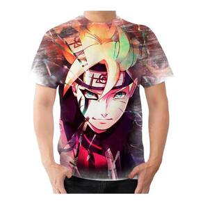 Camiseta Camisa Boruto Uzumaki Naruto Anime Desenho Kids