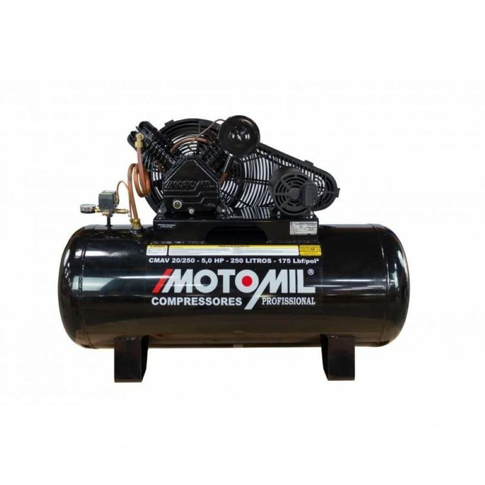 Compressor 175Lbs 5Hp 3F 220/380V Cmav-20/250 Motomil