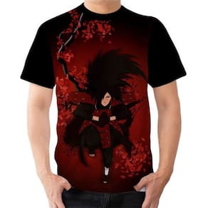 Camiseta Camisa Personalizada Uchiha Madara Anime Naruto 8