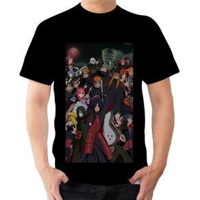 Camiseta Naruto Akatsuki Chemical - Preto