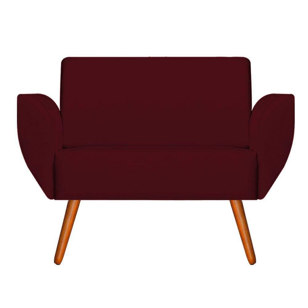 Namoradeira Jolly Decorativa Exclusiva Suede Bordo
