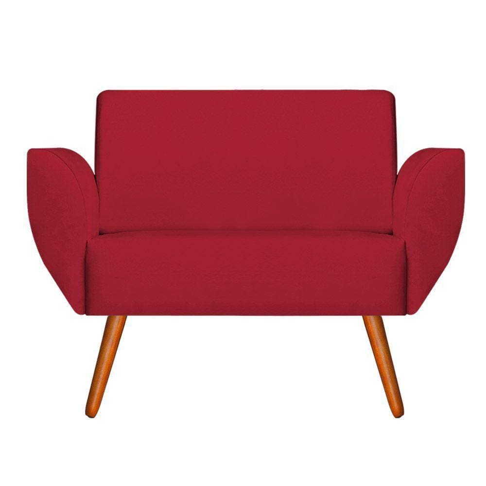 Namoradeira Suede Vermelho