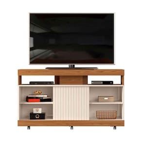 Rack Bancada Lev 120 Carvalho Europeu/creme