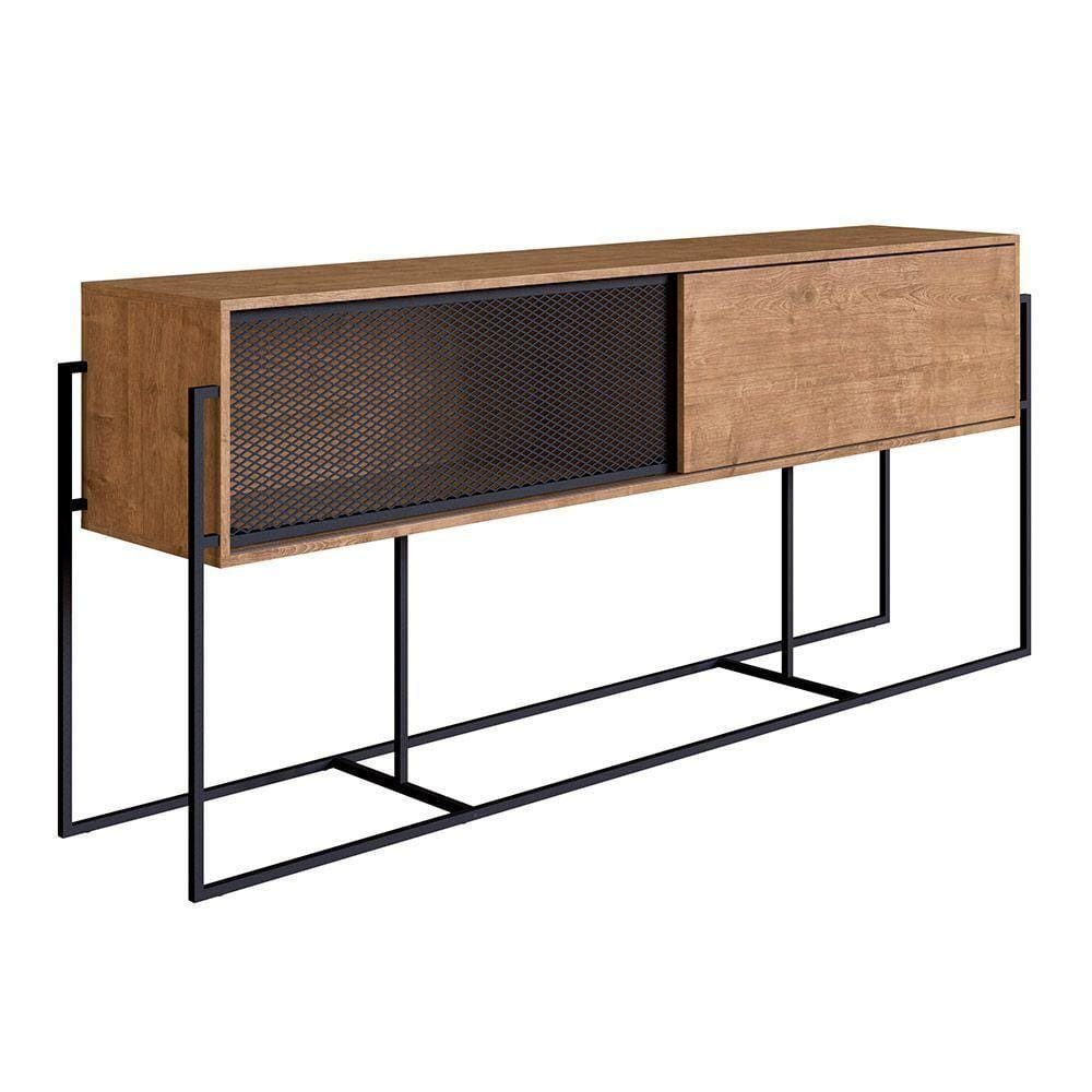 Balcão Buffet New Vermont E Preto 188 Cm - D`rossi