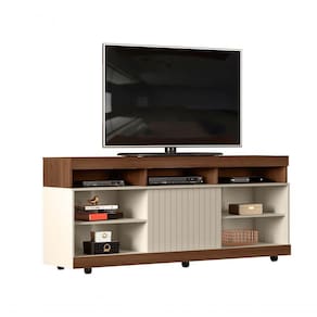 Rack Para Tv Até 60`` Lev 160 Caiena / Creme