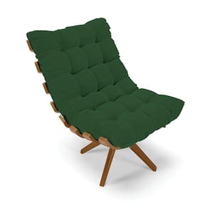 Poltrona Giratória Costela Veludo Verde