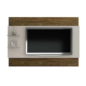 Painel Turim Para Tv Até 65 Polegadas Valdemóveis Off/Ipê