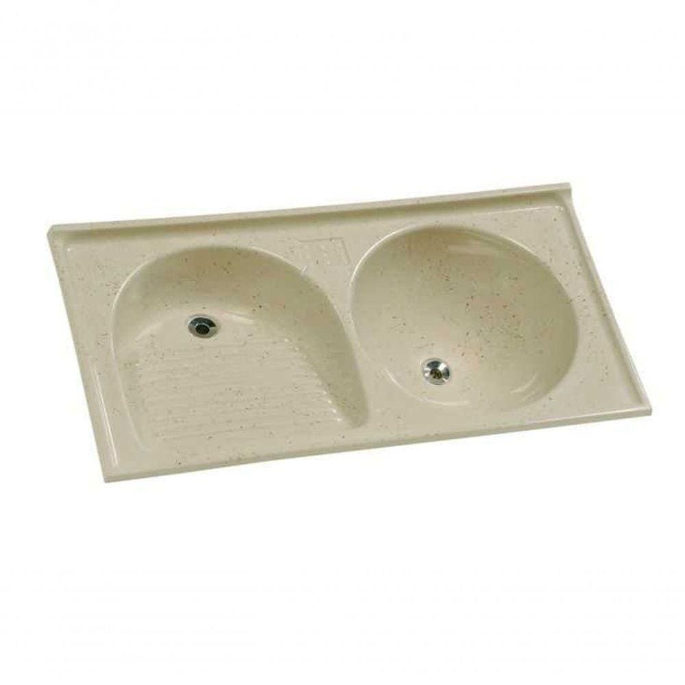 Tanque Rorato Sintetico Duplo 35lt 110x 55cm Travertino