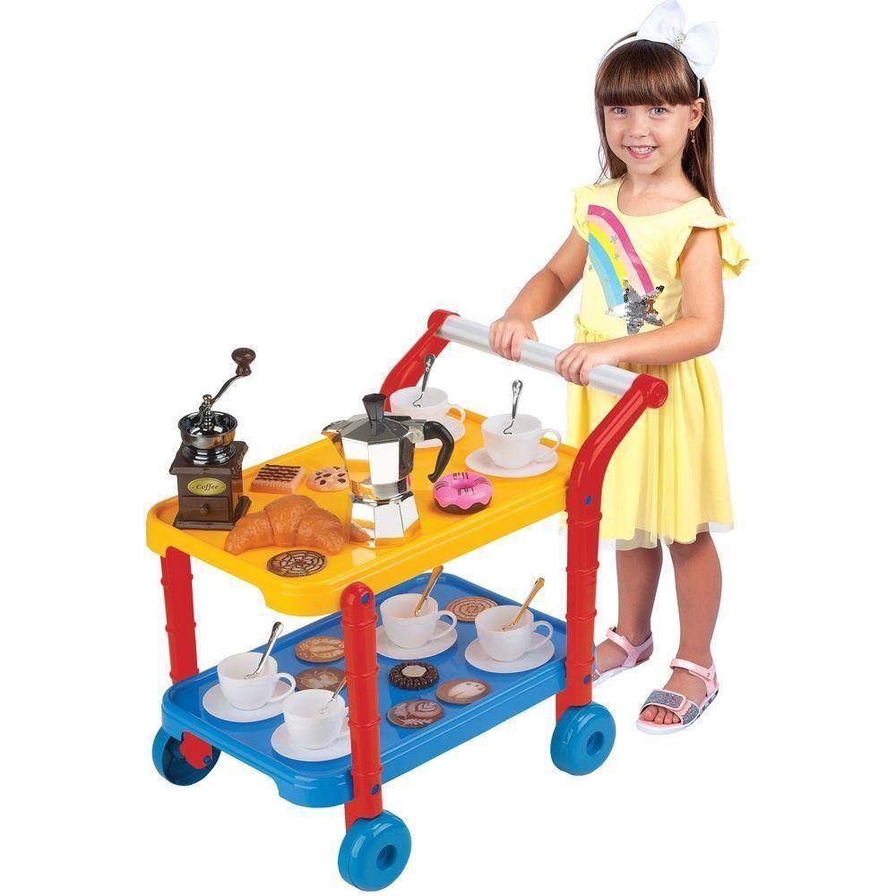 Carrinho Infantil Gourmet Com Acessórios