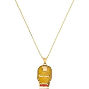 Colar Personalizado Super Heróis Folheado Em Ouro 18K Herói: