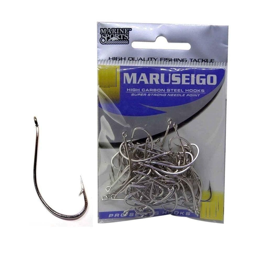 Anzol Maruseigo Nickel Prateado Marine Sports N012 C/50