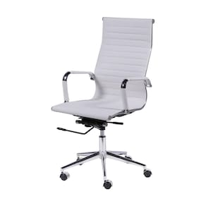 Cadeira Presidente Giratória Eames Branca