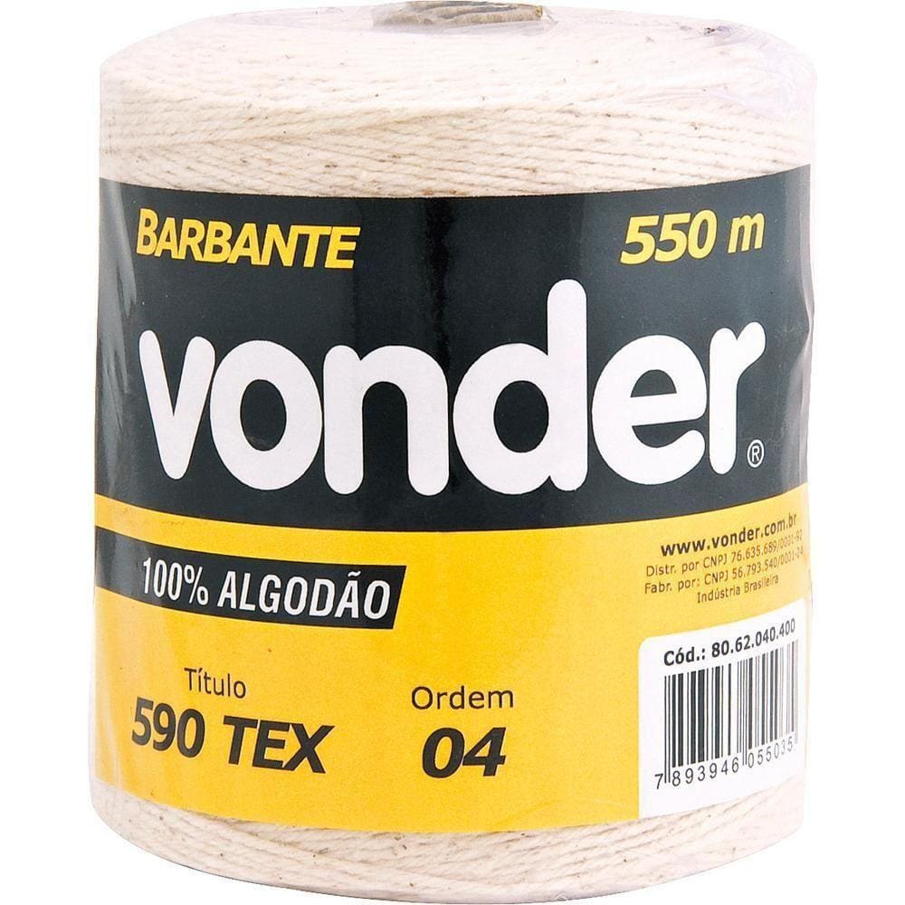 Barbante Algodao 4x4 550 Metros