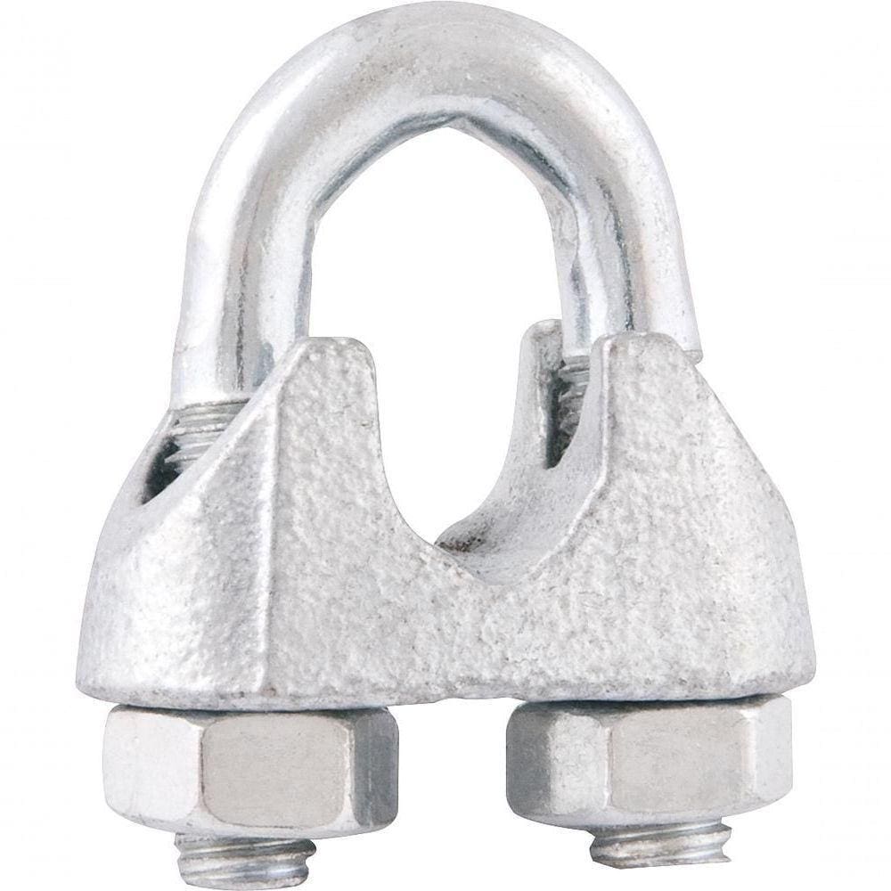 Clips P/ Cabo Aço 3/8" Leve Galv C/ 2 Pç Cart