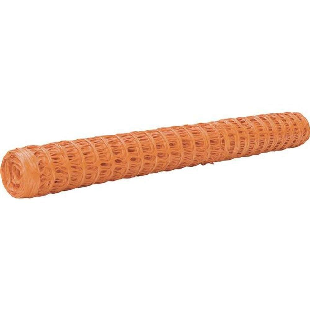 Tela Tapume 1,20x50 100x40mm Laranja