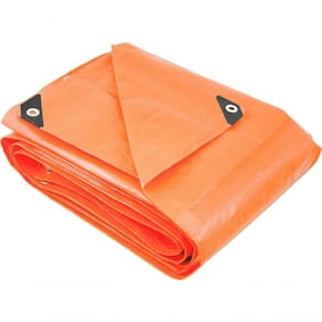 Lona Polietileno 9x5m Laranja 200 Micras Reforçada - Vonder
