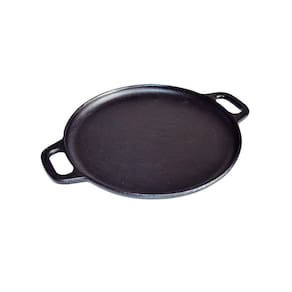 Bifeteira De Ferro Fundido Lisa Redonda Alça Ferro 30Cm