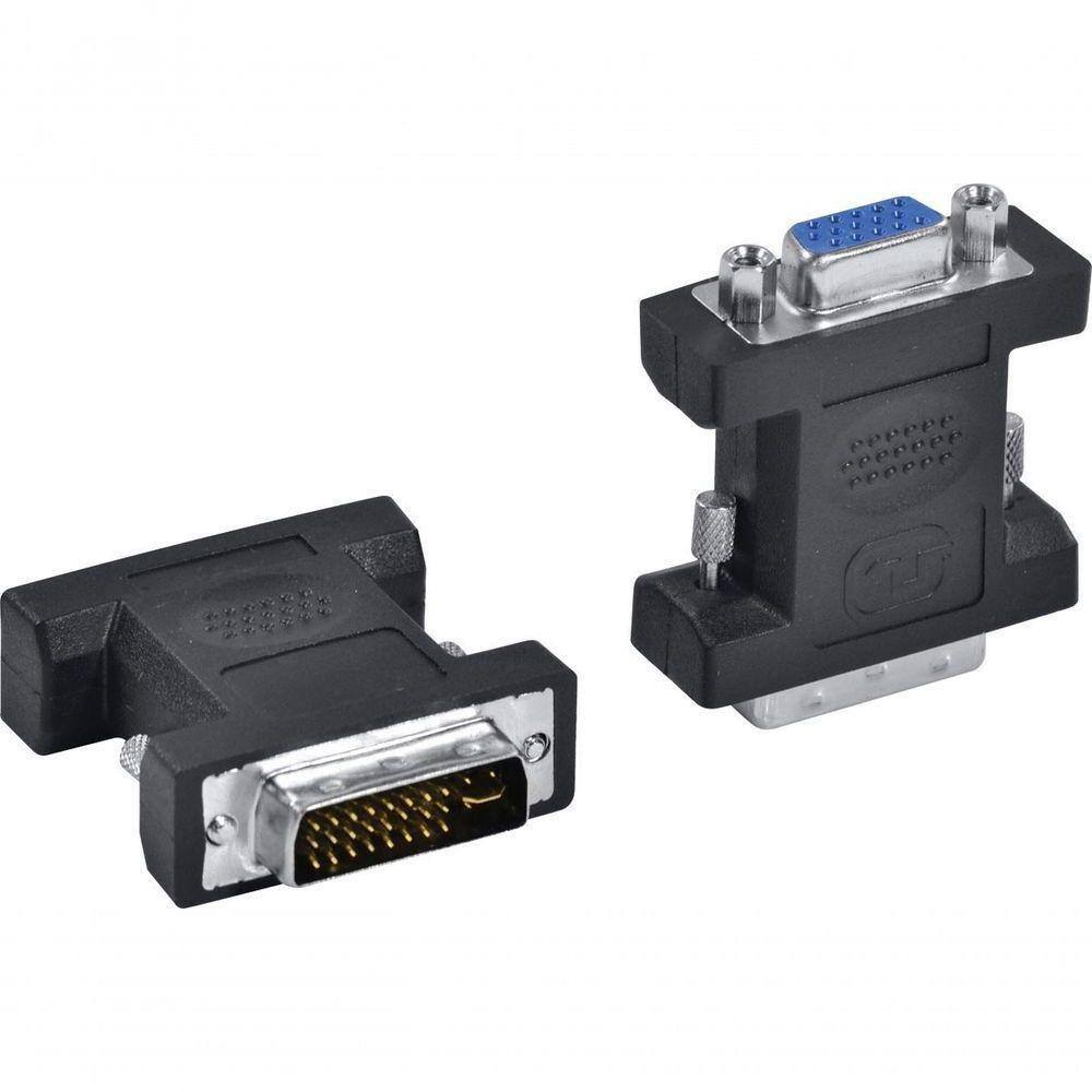 Adaptador Dvi Macho X Vga Fêmea Avf-Dvii - Pc / 5