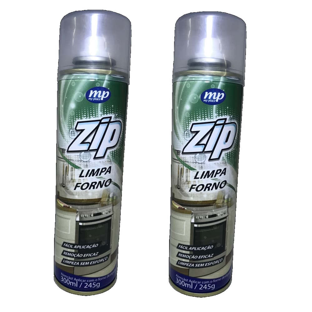 Kit 2 Limpa Forno Spray Zip 300Ml My Place