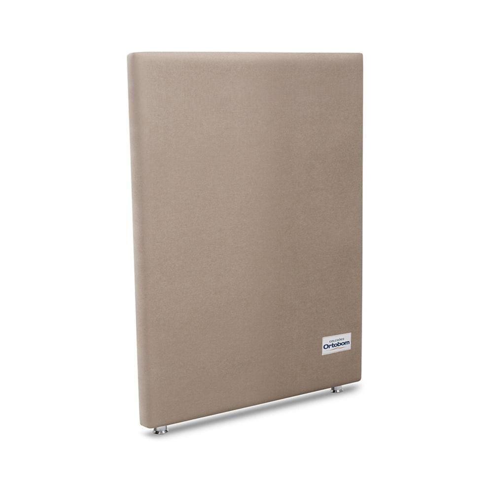 Cabeceira Sena Linho Bege Solteiro 12x90x125 Linho