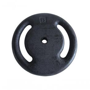 Anilha Ferro Fundido Pintada Academia 25 Kg