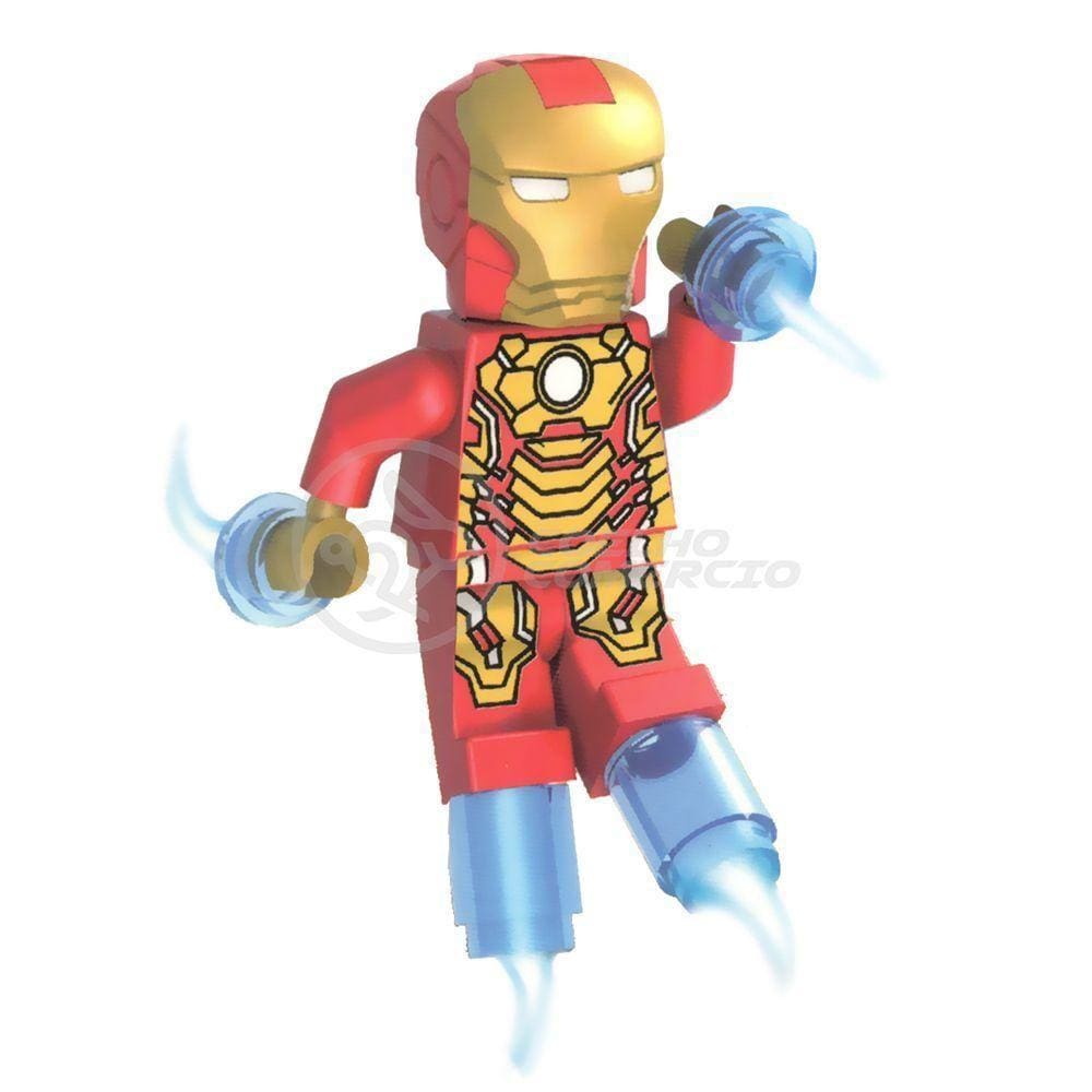 Boneco Action Figure Avengers Bloco De Montar Homem De Ferro